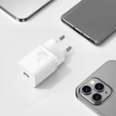 Biała Ładowarka sieciowa BASEUS Super Si 20W USB C Prąd wyjściowy 3000 mA