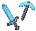 АЛМАЗНЫЙ МЕЧ MINECRAFT + ИГРУШКА-ФИГУРКА КИРКИ