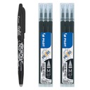 PILOT FRIXION PEN + 6 стираемых стержней черного цвета