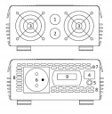 ПЕРЕТВОРЮВАЧ НАПРУГИ 24V 230V SINUS PRO ECO 5000W  (17201851921) фото min 10