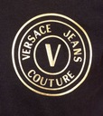 Versace Jeans tričko 75GAHT05 čierna L Farba čierna Veľkosť4 L Veľkosť L