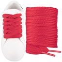 Szerokie grube sznurówki CZERWONE do butów Campusy 15mm płaskie Sulpo 120 c