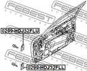 FEBEST 0299-HDJ32FLL CHARNELA DE PUERTA 