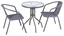 Комплект садовой мебели HAVANA, стол-бистро + 2 стула