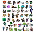 Наклейки MINECRAFT CREEPER 50 шт. STICKER BOMB