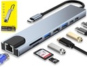 USB-концентратор типа C 3.1 Thunderbolt 3 HDMI 4K RJ45 SD TF
