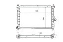 RADIATEUR MOTEUR NRF 50126 90353025photo 13
