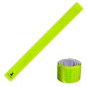 Лента светоотражающая самозажимная 40x3 см Желтая CE