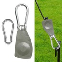 Račňa s kladkou Rope Hanger Račňa s karabínami Heavy Duty Dark Green Hmotnosť (s balením) 0.15 kg