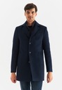 Темно-синее шерстяное мужское пальто PAKO LORENTE 56