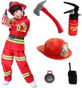 НАРЯД КОСТЮМ ПОЖАРНЫЙ УНИФОРМА ШЛЕМ ОГНЕТУШИТЕЛЬ КОМПАС ДОРОЖКА 104/110