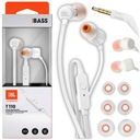 ПРОВОДНЫЕ НАУШНИКИ-ВКЛАДЫШИ JBL С МИКРОФОНОМ НА КАБЕЛЕ, ВКЛАДЫШИ БЕЛЫЕ