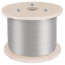 ВЕРЕВКА 6,0 мм КИСЛОУСТОЙЧИВАЯ НЕРЖАВЕЮЩАЯ 7X19 - 10м