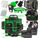 POZIOMICA LASEROWA 360 PŁASZCZYZNOWA 4D LASER KRZYŻOWY ZESTAW PRO 16 LINI