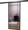 Система раздвижных стеклянных дверей 85см Зеркало 9 полей