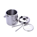 Ведро для льда, крышка, щипцы, ЛАГИОЛЬ 1,3 л.