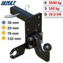 UNIVERSEL RÉGLABLE ADAPTATEUR CROCHET USA 2″ VERS JEEP GRAND CHEROKEE 99-04photo 7