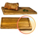 РАЗДЕЛОЧНАЯ ДОСКА МАССИВ ДУБА БОЛЬШАЯ 48X24см