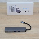 Stacja dokująca USB-C Hub adapter 6 w 1 HDMI 4 K PD 100 W czytnik kart TF EAN (GTIN) 0783078970955