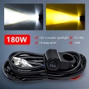 КОМПЛЕКТ ПЕРЕКЛЮЧАТЕЛІ ПРОВОДКИ ПРОВОДІВ ОСВІТЛЕННЯ LED (СВІТЛОДІОД) 16AWG МОТОЦИКЛА 180W  (18211617846) фото min 8