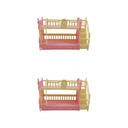 Миниатюрная кровать кукольного домика 1/2/3