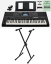 Клавиатура Yamaha PSR-E473 с штативом и источником питания