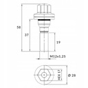 ВИНТЫ ДЛЯ АЛЮМИНИЕВЫХ ДИСКОВ OEM CITROEN PEUGEOT M12X1.25 КЛЮЧ 17 16ШТ.