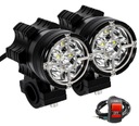 2 x ГАЛОГЕННЫЕ ЛАМПЫ ОТРАЖАТЕЛЬ V6X 6 LED CREE 60 Вт