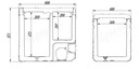 REFRIGERADOR TURÍSTICA KOMPRESOROWA ZAMRAZARKA DUAL ZONE 55L 12/24/230 V 