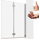 Parawan nawannowy na wannę składany 100 P mirror