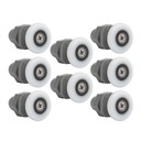 КОМПЛЕКТ ЭКСЦЕНТРИЧЕСКИХ КОЛЕС КОМПЛЕКТ РОЛИКОВ ДЛЯ ДУШЕВОЙ КАБИНЫ 25 ММ