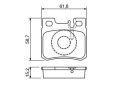 BOSCH PLAQUETTES FREIN MERCEDES ARRIÈRE W124/202 KOM 0 986 490 260photo 12
