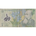 Banknot, Rumunia, 1 Leu, 2005, 2005-07-01, VF(20-2