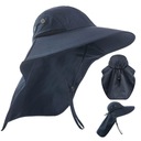 CZAPKA WĘDKARSKA UNISEX, KAPELUSZ PRZECIWSŁONECZNĄ ANTY-UV Z NAKARCZKIEM