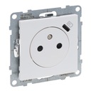 Розетка Legrand с USB, белая