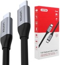 КАБЕЛЬ USB-C на USB-C 100 см, 10 Гбит/с, 4K, 60 Гц, 20 В/5 А, 100 Вт Unitek C14082ABK
