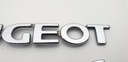 PEUGEOT 206 HDI EMBLEMA EMBLEMATY INSIGNIA LOGOTIPO NAPISY 