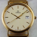 OMEGA zegarek męski LITE ZŁOTO 18K / 750 vintage cal. 1430 SZAFIR 1986 Kształt koperty okrągła