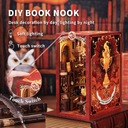Domček Book Nook Spoločná izba Škola mágie CuteBee Kúzlo Potter 3D kniha Certifikáty, posudky, schválenia CE EN 71