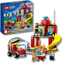 НАБОР «ПОЖАРНАЯ СТАНЦИЯ И ПОЖАРНАЯ МАШИНА» LEGO CITY (60375)