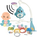 КАРУСЕЛЬ ДЛЯ кроватки МУЗЫКАЛЬНАЯ ШКАТУЛКА ПРОЕКТОР ЖИВОТНЫЕ ДЕТСКИЙ СПАЛЬНОЙ ЯЩИК