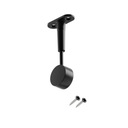 Черная круглая ручка, трубка для штанги для одежды