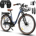 Электрический велосипед женский/мужской, городской, для отдыха, 750 Вт, 36 В, 13 Ач, 35 км/ч, 80 км, 28 дюймов