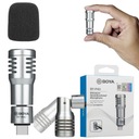 Беспроводной микрофон Mini USB-C, всенаправленный Boya BY-P4U — серебристый