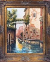 Obraz ulíc v Benátkach Druh substrátu na plátne