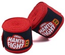 Manto OWIJKI taśmy BANDAŻE bokserskie GLOVE czerwone 4 m