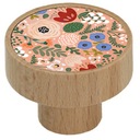 GD08 ДЕРЕВЯННАЯ МЕБЕЛЬНАЯ РУЧКА GAMET FLOWERS V95