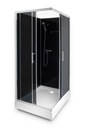 ДУШЕВАЯ КАБИНА С ДУШЕВЫМ ПОДДОНОМ 100х70, ЧЕТЫРЕХСТЕННАЯ СВОБОДНОСТОЯЩАЯ, СПРАВА
