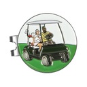 Marker na piłki golfowe ze wzorem samochodu Marka bez marki