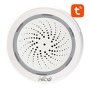 Сирена WiFi-сигнализации NEO NAS-AB02WT с измерением температуры и влажности TU